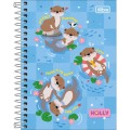 Foto ilustrativa Caderneta Espiral Capa Dura 1/8 Holly 80 Folhas