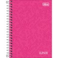 Foto ilustrativa Caderneta Espiral Capa Dura 1/8 Lunix 80 Folhas