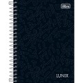 Foto ilustrativa Caderneta Espiral Capa Dura 1/8 Lunix 80 Folhas