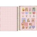 Foto ilustrativa Caderneta Espiral Capa Dura 1/8 Pooh 80 Folhas