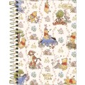 Foto ilustrativa Caderneta Espiral Capa Dura 1/8 Pooh 80 Folhas
