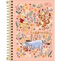 Foto ilustrativa Caderneta Espiral Capa Dura 1/8 Pooh 80 Folhas