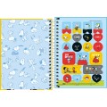 Foto ilustrativa Caderneta Espiral Capa Dura 1/8 Snoopy 80 Folhas