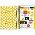 Foto ilustrativa Caderneta Espiral Capa Dura 1/8 Snoopy 80 Folhas