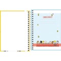 Foto ilustrativa Caderneta Espiral Capa Dura 1/8 Snoopy 80 Folhas