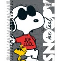 Foto ilustrativa Caderneta Espiral Capa Dura 1/8 Snoopy 80 Folhas