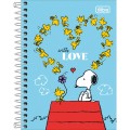 Foto ilustrativa Caderneta Espiral Capa Dura 1/8 Snoopy 80 Folhas