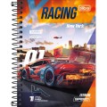 Foto ilustrativa Caderneta Espiral Capa Dura 1/8 X-Racing 80 Folhas