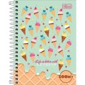 Foto ilustrativa Caderneta Espiral Capa Dura 1/8 Zoom+ Feminino 96 Folhas