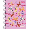 Foto ilustrativa Caderneta Espiral Capa Dura 1/8 Zoom+ Feminino 96 Folhas