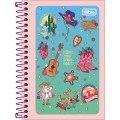 Foto ilustrativa Caderneta Espiral Capa Flexível 1/8 West Girl  48 Folhas
