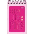 Foto ilustrativa Caderneta Espiral Capa Flexível Love Pink 60 Folhas