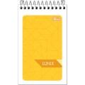 Foto ilustrativa Caderneta Espiral Capa Flexível Lunix 60 Folhas