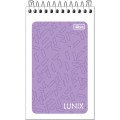 Foto ilustrativa Caderneta Espiral Capa Flexível Lunix 60 Folhas
