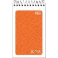Foto ilustrativa Caderneta Espiral Capa Flexível Lunix 60 Folhas