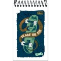 Foto ilustrativa Caderneta Espiral Capa Flexível Spice Masculino 60 Folhas