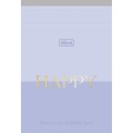 Foto ilustrativa Caderneta Grampeada ao Alto M Happy 80 Folhas