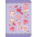 Foto ilustrativa Caderneta Grampeada Mini Trend Sweet 32 Folhas
