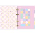 Foto ilustrativa Caderno Argolado Cartonado Colegial Happy 80 Folhas