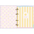 Foto ilustrativa Caderno Argolado Cartonado Colegial Happy 80 Folhas