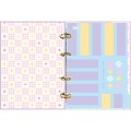 Foto ilustrativa Caderno Argolado Cartonado Colegial Happy 80 Folhas