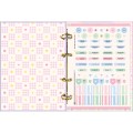 Foto ilustrativa Caderno Argolado Cartonado Colegial Happy 80 Folhas