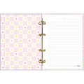 Foto ilustrativa Caderno Argolado Cartonado Colegial Happy 80 Folhas