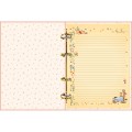 Foto ilustrativa Caderno Argolado Cartonado Colegial Pooh 80 Folhas