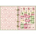 Foto ilustrativa Caderno Argolado Cartonado Colegial Scarlet 80 Folhas