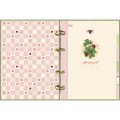 Foto ilustrativa Caderno Argolado Cartonado Colegial Scarlet 80 Folhas