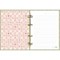 Foto ilustrativa Caderno Argolado Cartonado Colegial Scarlet 80 Folhas