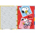 Foto ilustrativa Caderno Argolado Cartonado Colegial Snoopy 80 Folhas