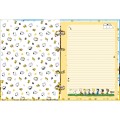 Foto ilustrativa Caderno Argolado Cartonado Colegial Snoopy 80 Folhas