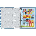 Foto ilustrativa Caderno Argolado Cartonado Universitário com Elástico Snoopy 48 Folhas