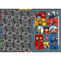 Foto ilustrativa Caderno Brochura Capa Dura 1/4 Avengers 48 Folhas