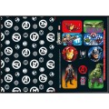 Foto ilustrativa Caderno Brochura Capa Dura 1/4 Avengers 80 Folhas