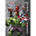 Foto ilustrativa Caderno Brochura Capa Dura 1/4 Avengers 80 Folhas