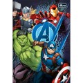 Foto ilustrativa Caderno Brochura Capa Dura 1/4 Avengers 80 Folhas