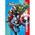 Foto ilustrativa Caderno Brochura Capa Dura 1/4 Avengers 80 Folhas