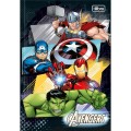Foto ilustrativa Caderno Brochura Capa Dura 1/4 Avengers 80 Folhas