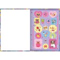 Foto ilustrativa Caderno Brochura Capa Dura 1/4 Bloom 80 Folhas
