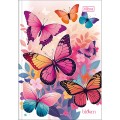 Foto ilustrativa Caderno Brochura Capa Dura 1/4 Bloom 80 Folhas