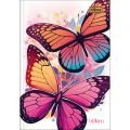 Foto ilustrativa Caderno Brochura Capa Dura 1/4 Bloom 80 Folhas