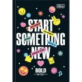 Foto ilustrativa Caderno Brochura Capa Dura 1/4 Bold One Feminino 80 Folhas