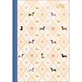 Foto ilustrativa Caderno Brochura Capa Dura 1/4 Brownie 80 Folhas