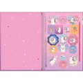Foto ilustrativa Caderno Brochura Capa Dura 1/4 Bunnyfly 80 Folhas