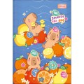 Foto ilustrativa Caderno Brochura Capa Dura 1/4 Capyclub 80 folhas
