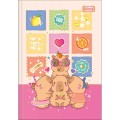 Foto ilustrativa Caderno Brochura Capa Dura 1/4 Capyclub 80 folhas