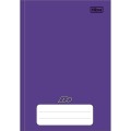 Foto ilustrativa Caderno Brochura Capa Dura 1/4 D+ Roxo 96 Folhas