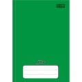 Foto ilustrativa Caderno Brochura Capa Dura 1/4 D+ Verde 96 Folhas
